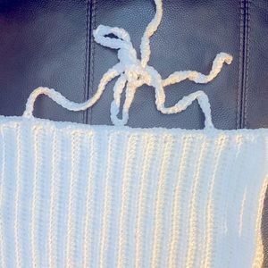 Yarn crocheting, white Supersoft , Medium, large P.,